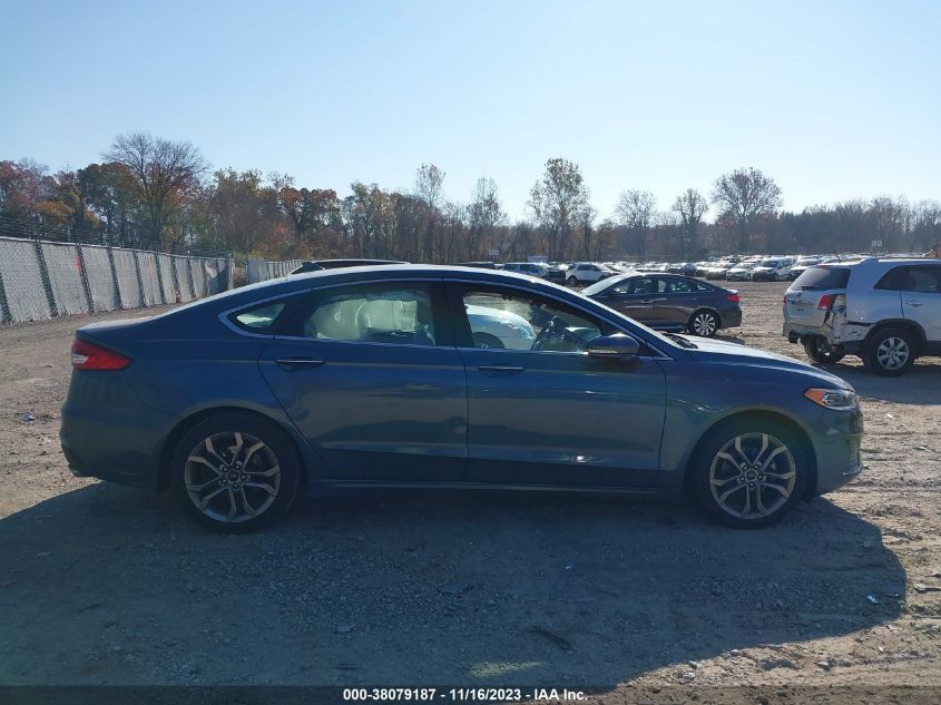 2019 FORD FUSION SEL - 3FA6P0CD0KR212975