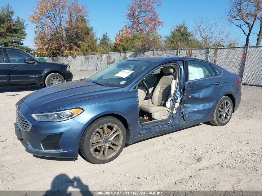 2019 FORD FUSION SEL - 3FA6P0CD0KR212975