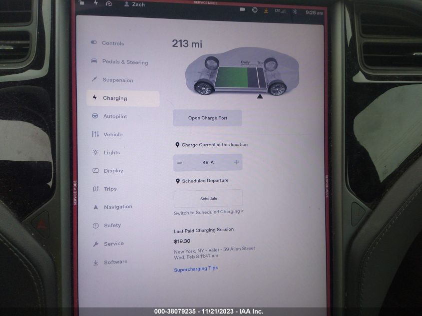 2019 TESLA MODEL S 100D/75D - 5YJSA1E26KF312785