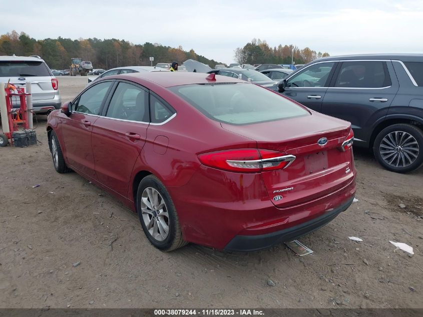 2019 FORD FUSION SE - 3FA6P0HD7KR229121