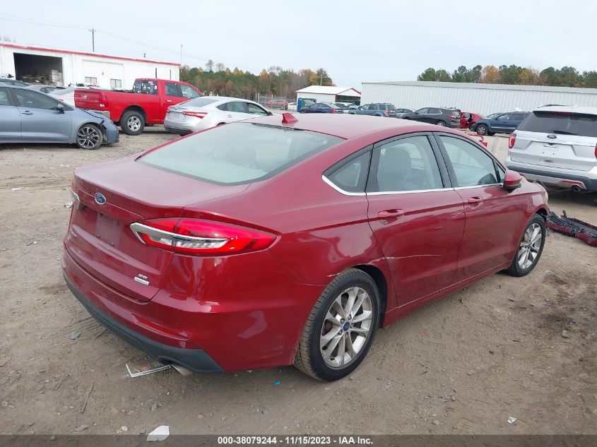 2019 FORD FUSION SE - 3FA6P0HD7KR229121