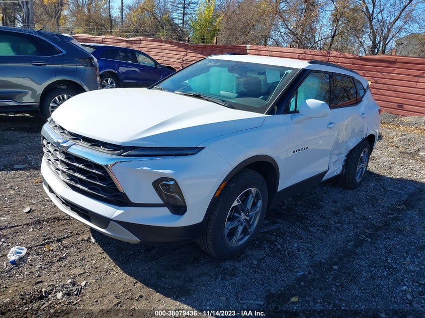 VIN 3GNKBCR46PS136623 2023 CHEVROLET BLAZER FWD 2LT