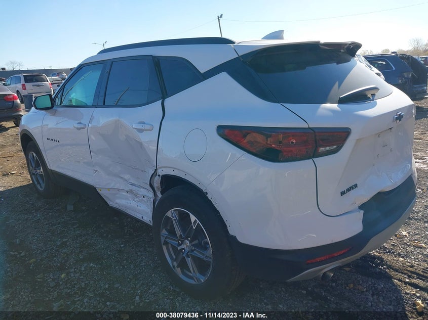 VIN 3GNKBCR46PS136623 2023 CHEVROLET BLAZER FWD 2LT