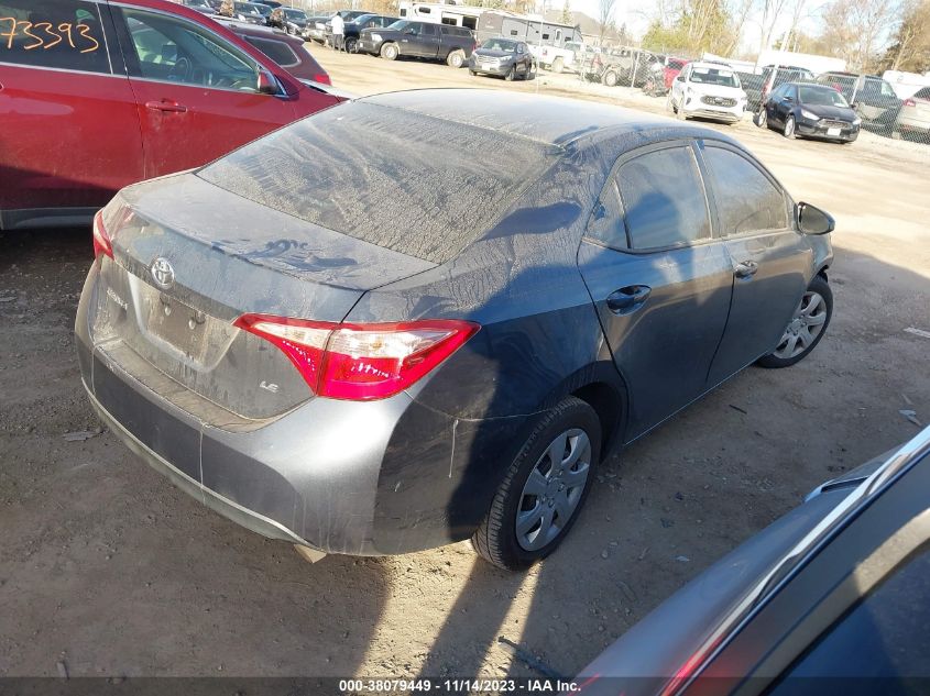 VIN 2T1BURHE4JC114527 2018 TOYOTA COROLLA LE