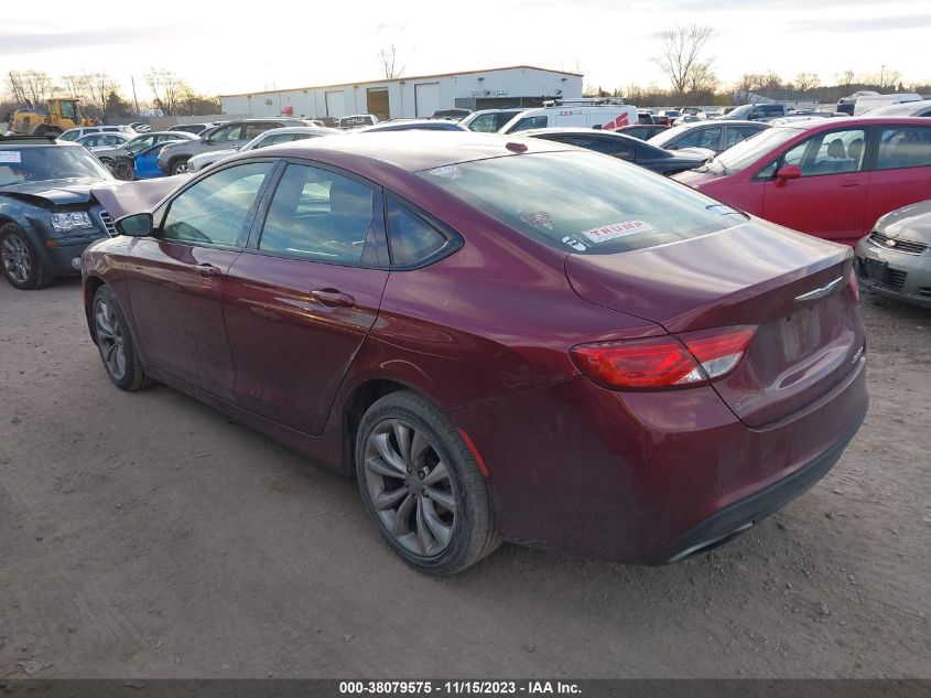 2015 CHRYSLER 200 S - 1C3CCCBB6FN668048