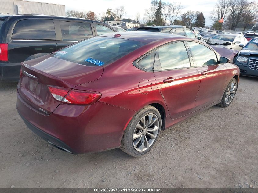 2015 CHRYSLER 200 S - 1C3CCCBB6FN668048