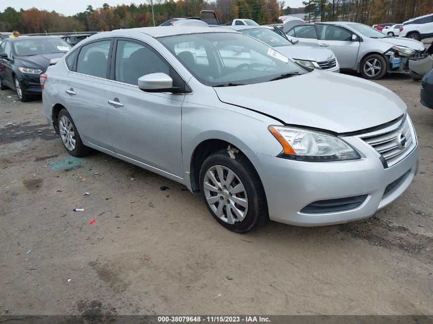 2015 NISSAN SENTRA S - 3N1AB7AP4FY326470