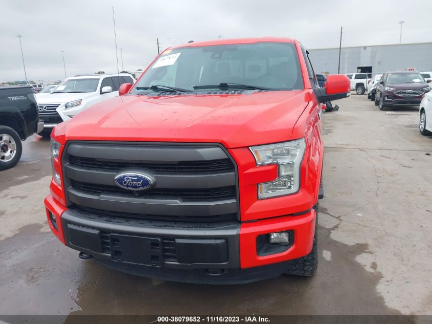2015 FORD F-150 LARIAT - 1FTEW1EF9FKE62612