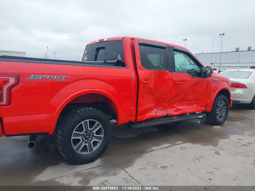 2015 FORD F-150 LARIAT - 1FTEW1EF9FKE62612