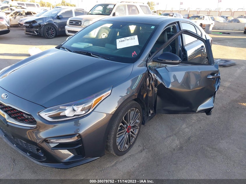 VIN 3KPF44AC7ME318161 2021 KIA FORTE GT