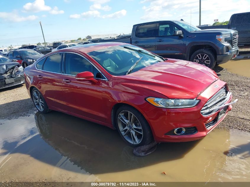 2013 FORD FUSION TITANIUM - 3FA6P0K99DR360560