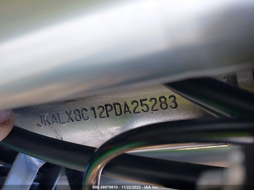 VIN JKALX8C12PDA25283 2023 KAWASAKI KLX300 C