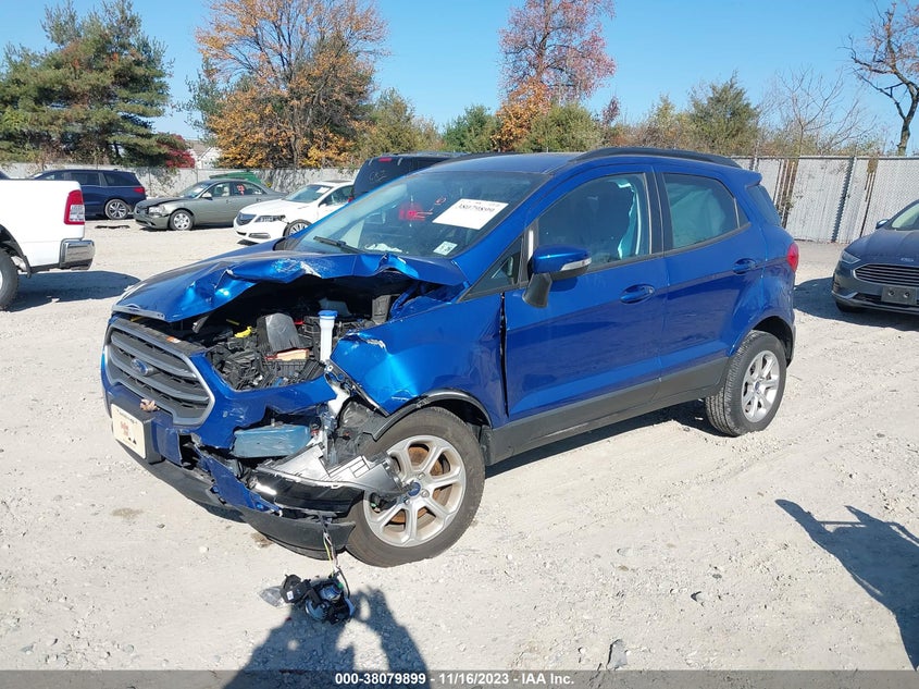 VIN MAJ6S3GL4MC409506 2021 FORD ECOSPORT SE