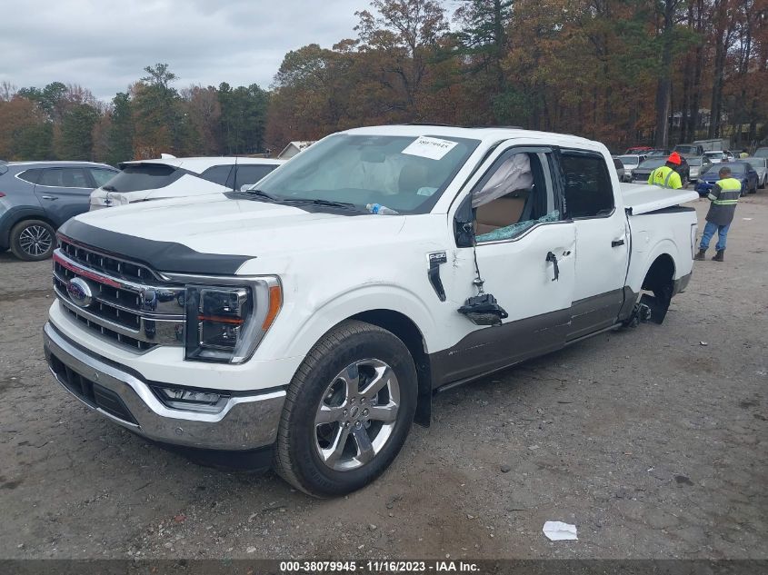 2022 FORD F-150 LARIAT - 1FTEW1C87NFB28333