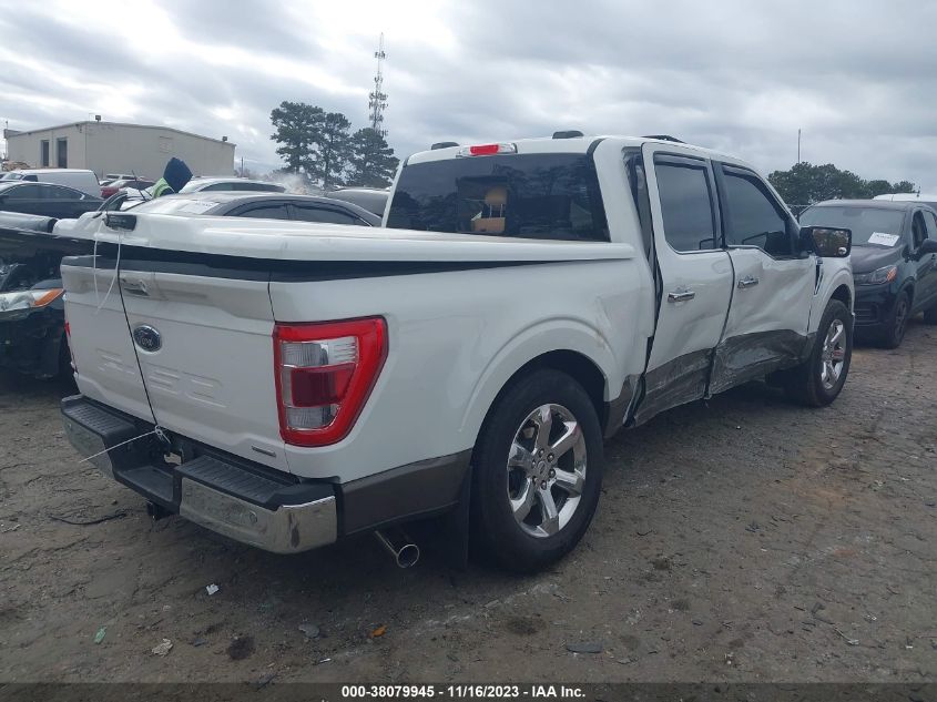 2022 FORD F-150 LARIAT - 1FTEW1C87NFB28333