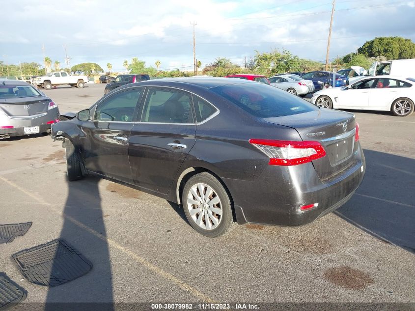 2014 NISSAN SENTRA S/FE+ S/SV/FE+ SV/SR/SL - 3N1AB7AP1EL653629