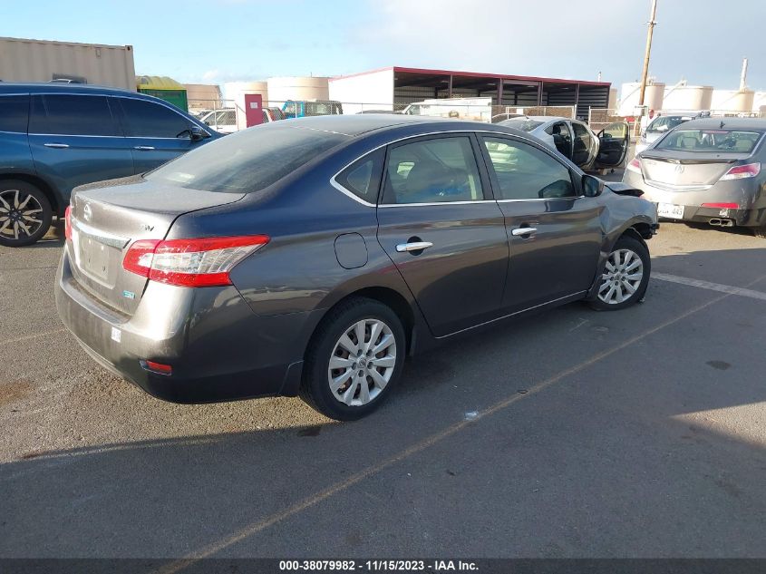 2014 NISSAN SENTRA S/FE+ S/SV/FE+ SV/SR/SL - 3N1AB7AP1EL653629
