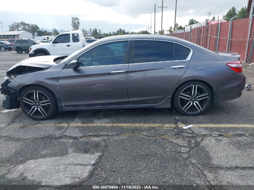 2016 HONDA ACCORD SPORT - 1HGCR2F57GA189947