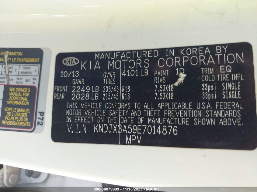 2014 KIA SOUL ! - KNDJX3A59E7014876