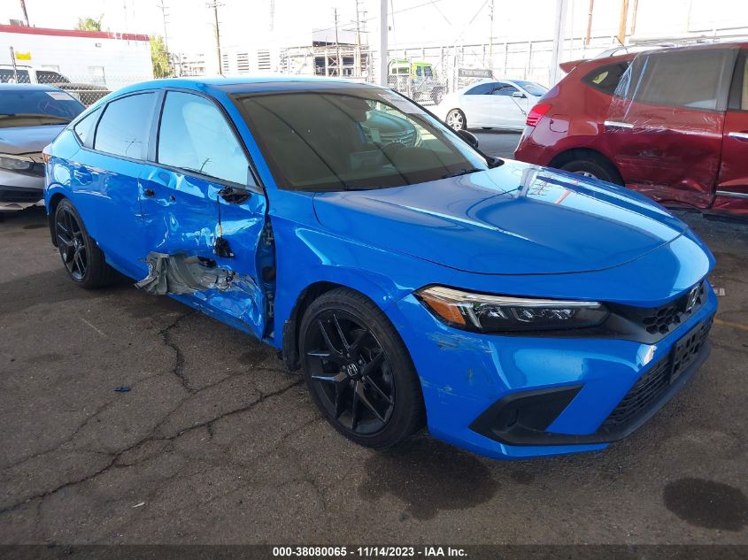 19XFL2H81NE017704 HONDA CIVIC SPORT 2022
