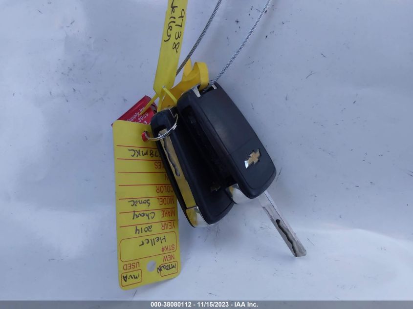 2014 CHEVROLET SONIC RS AUTO - 1G1JG6SB1E4127558