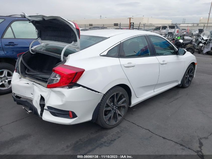 2019 HONDA CIVIC SEDAN SPORT 2HGFC2F86KH549289