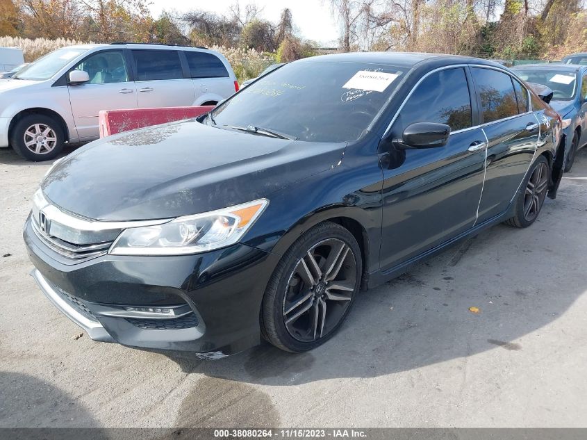 2017 HONDA ACCORD SPORT - 1HGCR2F54HA229967