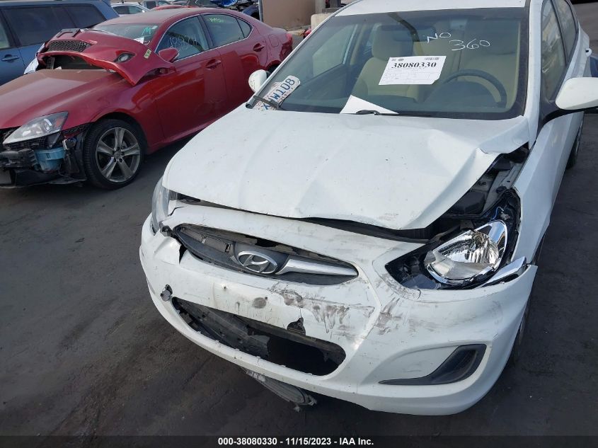 2013 HYUNDAI ACCENT GLS/GS - KMHCT4AE6DU295279