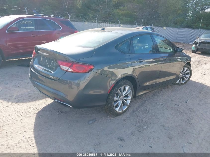 2015 CHRYSLER 200 S - 1C3CCCBB4FN658988