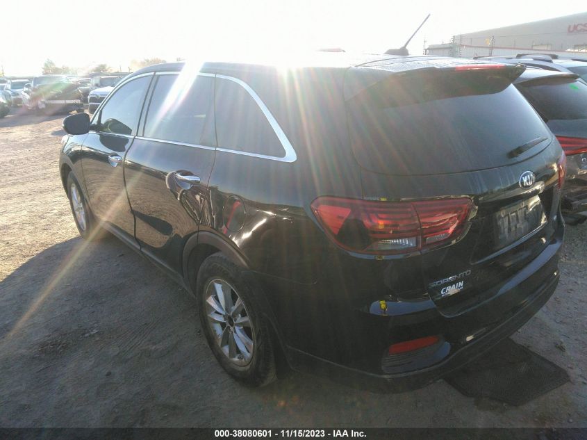 2019 KIA SORENTO L/LX - 5XYPG4A35KG585441