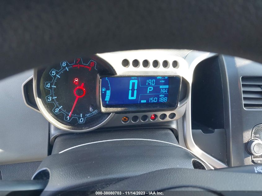 2014 CHEVROLET SONIC LT AUTO - 1G1JC5SH1E4165835