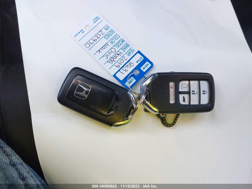VIN SHHFK7H67KU212970 2019 HONDA CIVIC EX