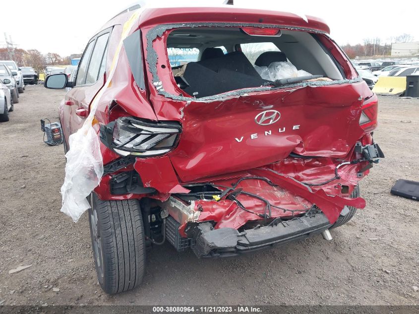 2022 HYUNDAI VENUE SEL - KMHRC8A32NU188151