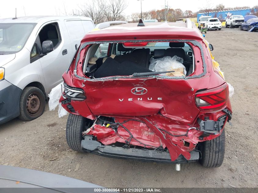 2022 HYUNDAI VENUE SEL - KMHRC8A32NU188151