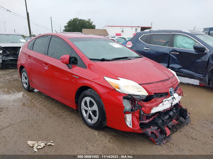 2015 TOYOTA PRIUS THREE - JTDKN3DU6F0454710