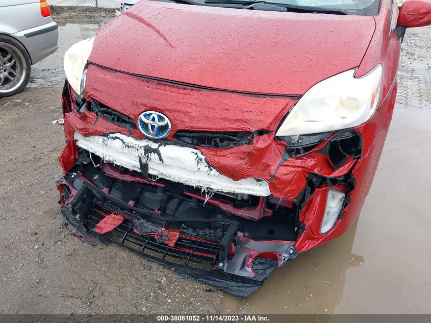 2015 TOYOTA PRIUS THREE - JTDKN3DU6F0454710