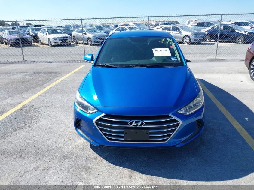 2018 HYUNDAI ELANTRA SE - KMHD74LF2JU606569