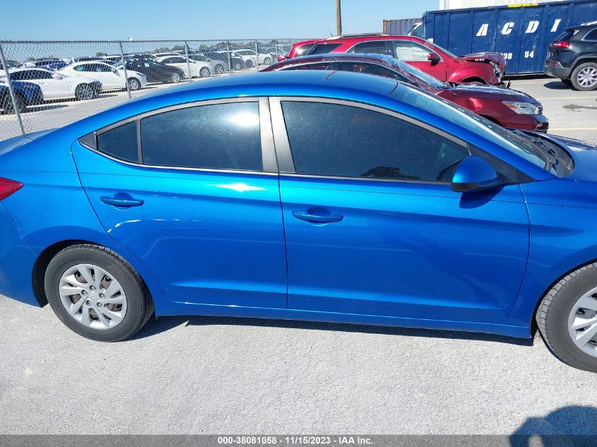 2018 HYUNDAI ELANTRA SE - KMHD74LF2JU606569