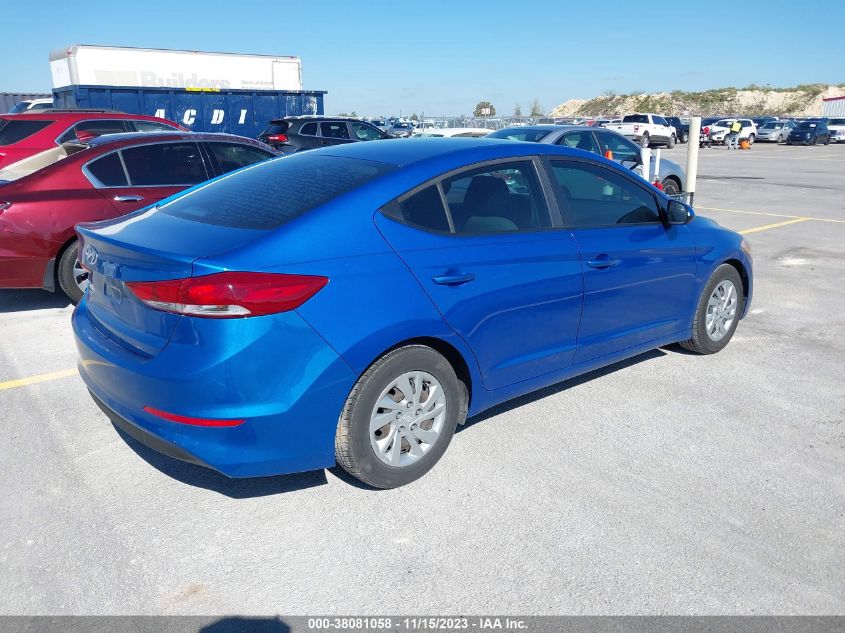 2018 HYUNDAI ELANTRA SE - KMHD74LF2JU606569