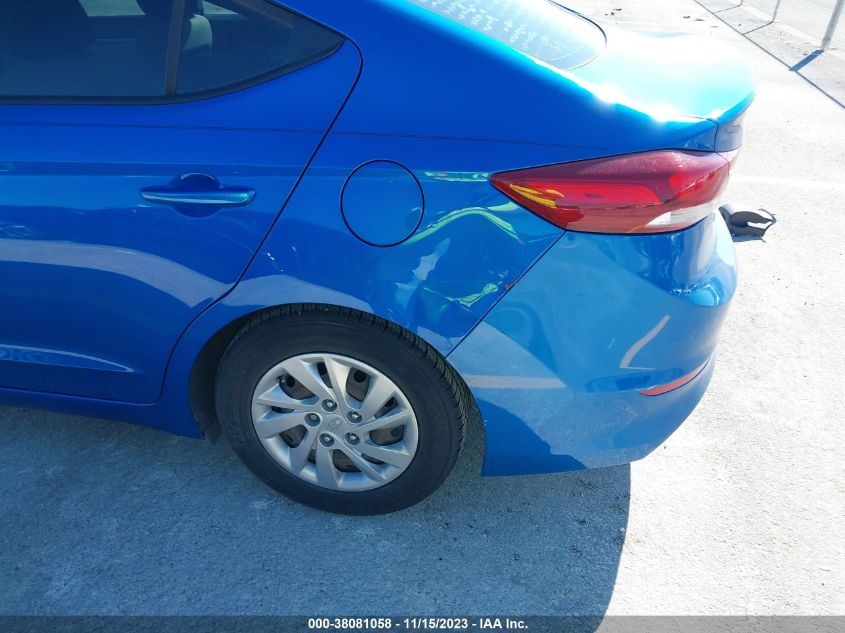 2018 HYUNDAI ELANTRA SE - KMHD74LF2JU606569