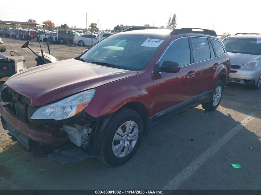 2013 SUBARU OUTBACK 2.5I - 4S4BRBAC5D3216400