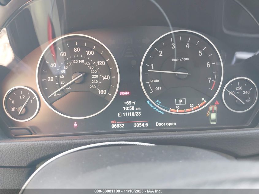 2013 BMW 320I XDRIVE - WBA3C3C50DF981055