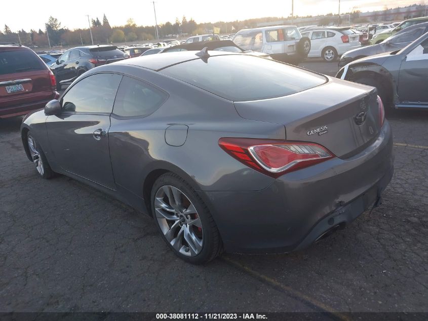 2013 HYUNDAI GENESIS 2.0T R-SPEC - KMHHT6KD7DU079867