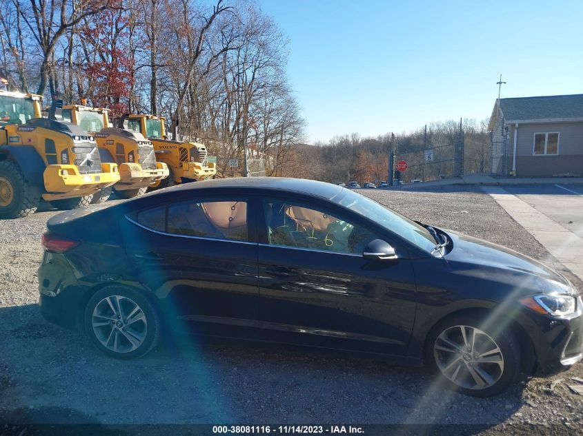 2018 HYUNDAI ELANTRA LIMITED - 5NPD84LF6JH277595