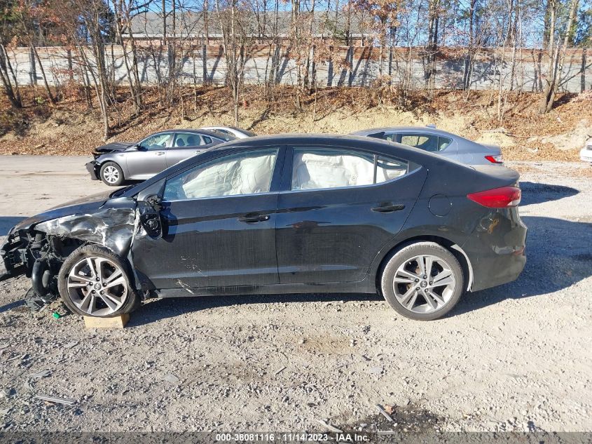2018 HYUNDAI ELANTRA LIMITED - 5NPD84LF6JH277595