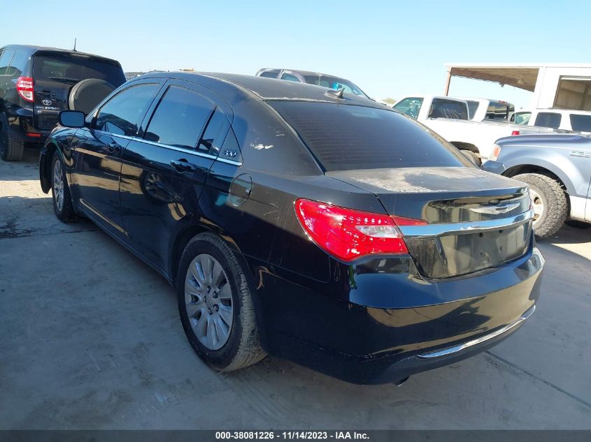 2013 CHRYSLER 200 LX - 1C3CCBAG2DN767566