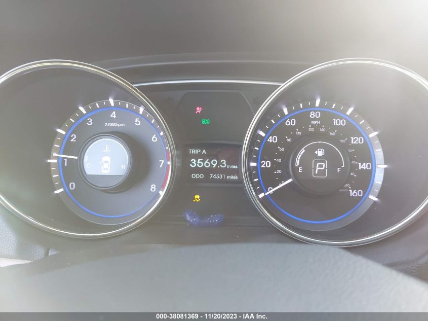 2013 HYUNDAI SONATA GLS - 5NPEB4AC1DH693623