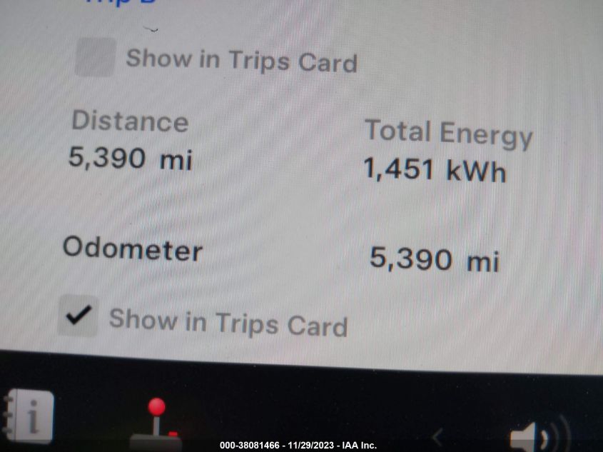 2023 TESLA MODEL 3 - 5YJ3E1EA8PF542447