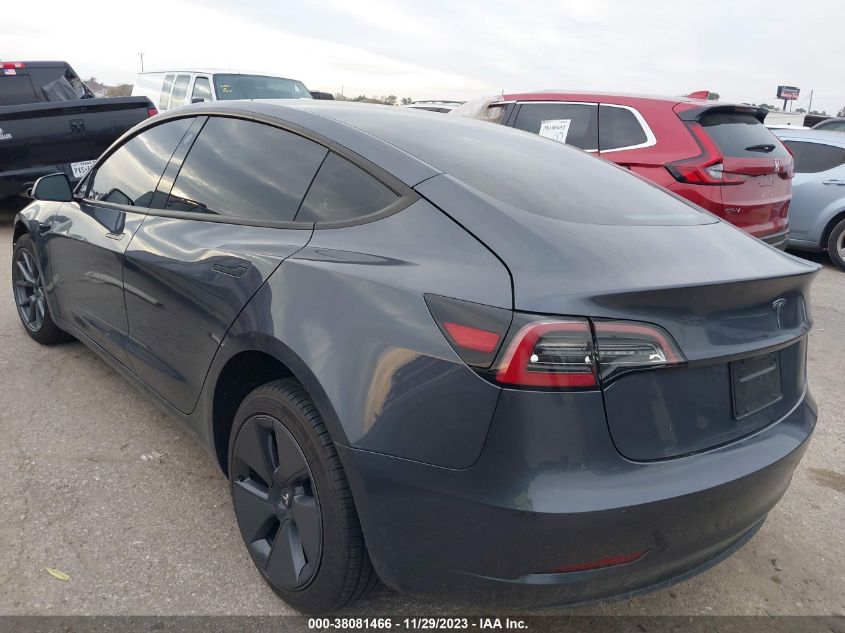 2023 TESLA MODEL 3 - 5YJ3E1EA8PF542447