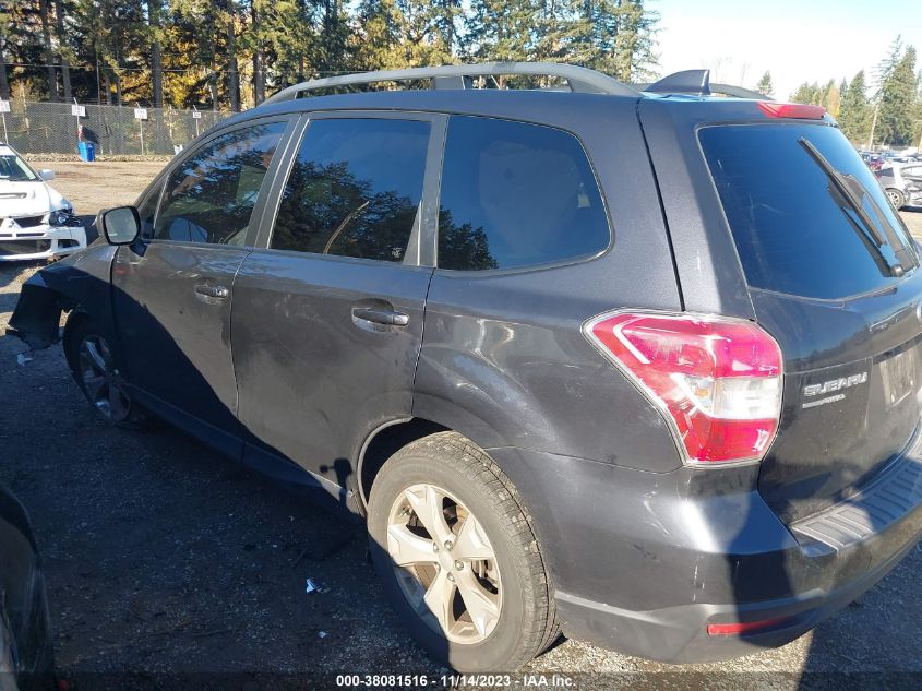 2016 SUBARU FORESTER 2.5I PREMIUM - JF2SJADC0GH538792